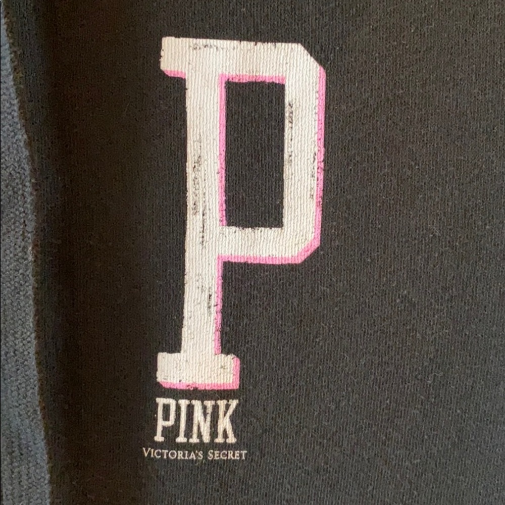 PINK Victoria’s Secret Black Full Zip Sweatshirt - Picture 4 of 4